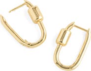 Madewell Carabiner Hoop Earrings