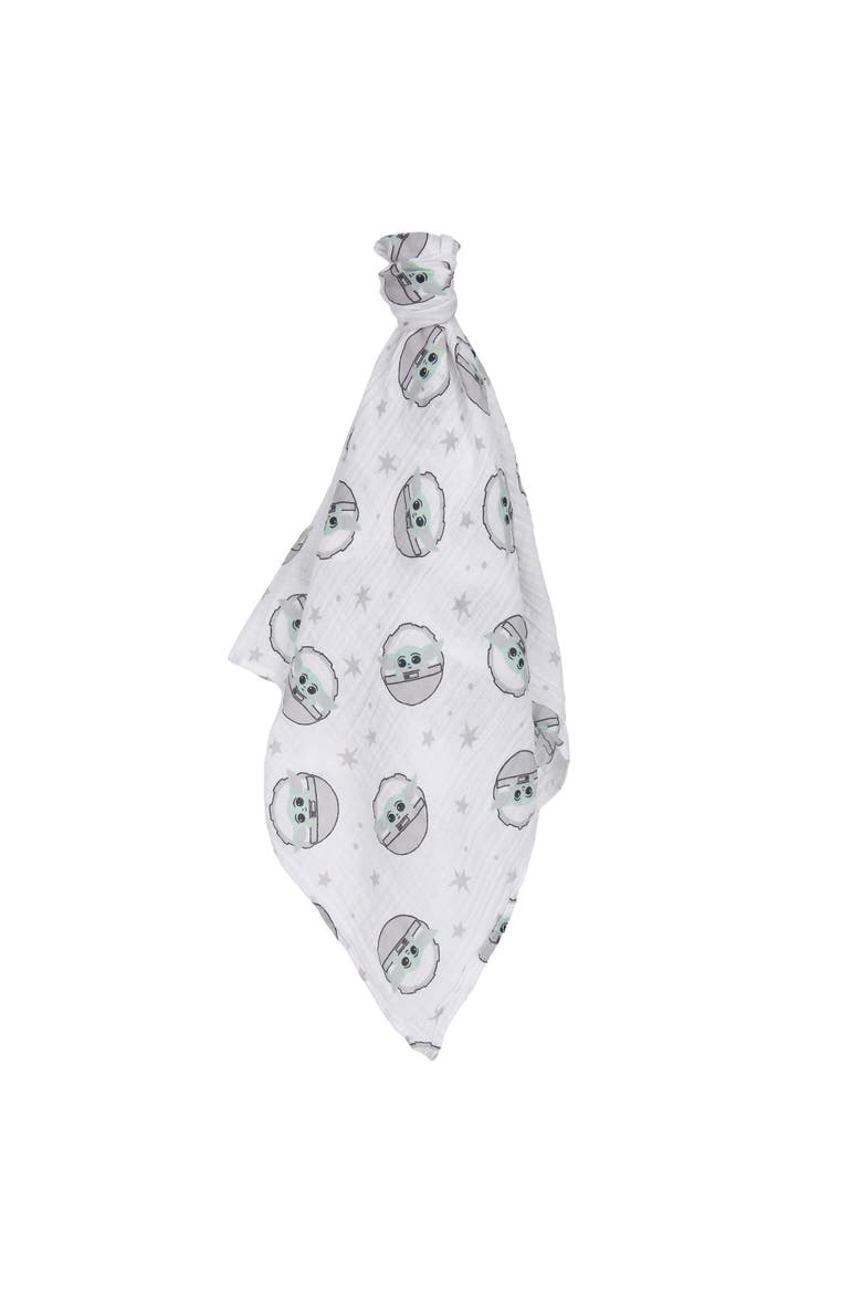 Star Wars Baby Yoda/The Child Swaddle Blanket & Lovey Gift Set, Alternate, color, White