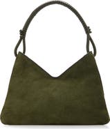 STAUD Valerie Suede Shoulder Bag