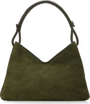 STAUD Valerie Suede Shoulder Bag