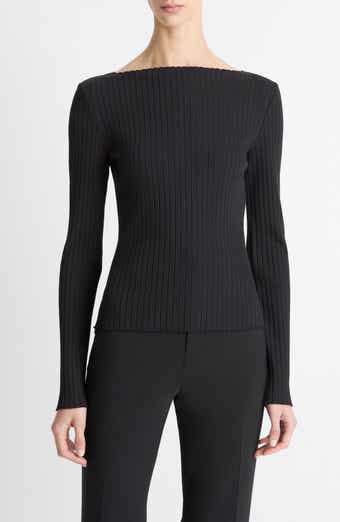 Boat Neck Rib Top