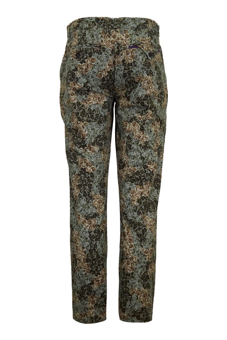 Caspian Stretch Cotton Chino Pant, Alternate, color, Rose Camo Olive