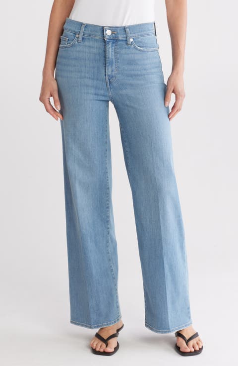 Le Slim Palazzo High Waist Wide Leg Jeans
