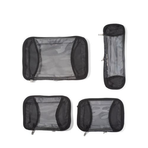 Baggallini Compression Packing Cube 4 Piece Set In Purple