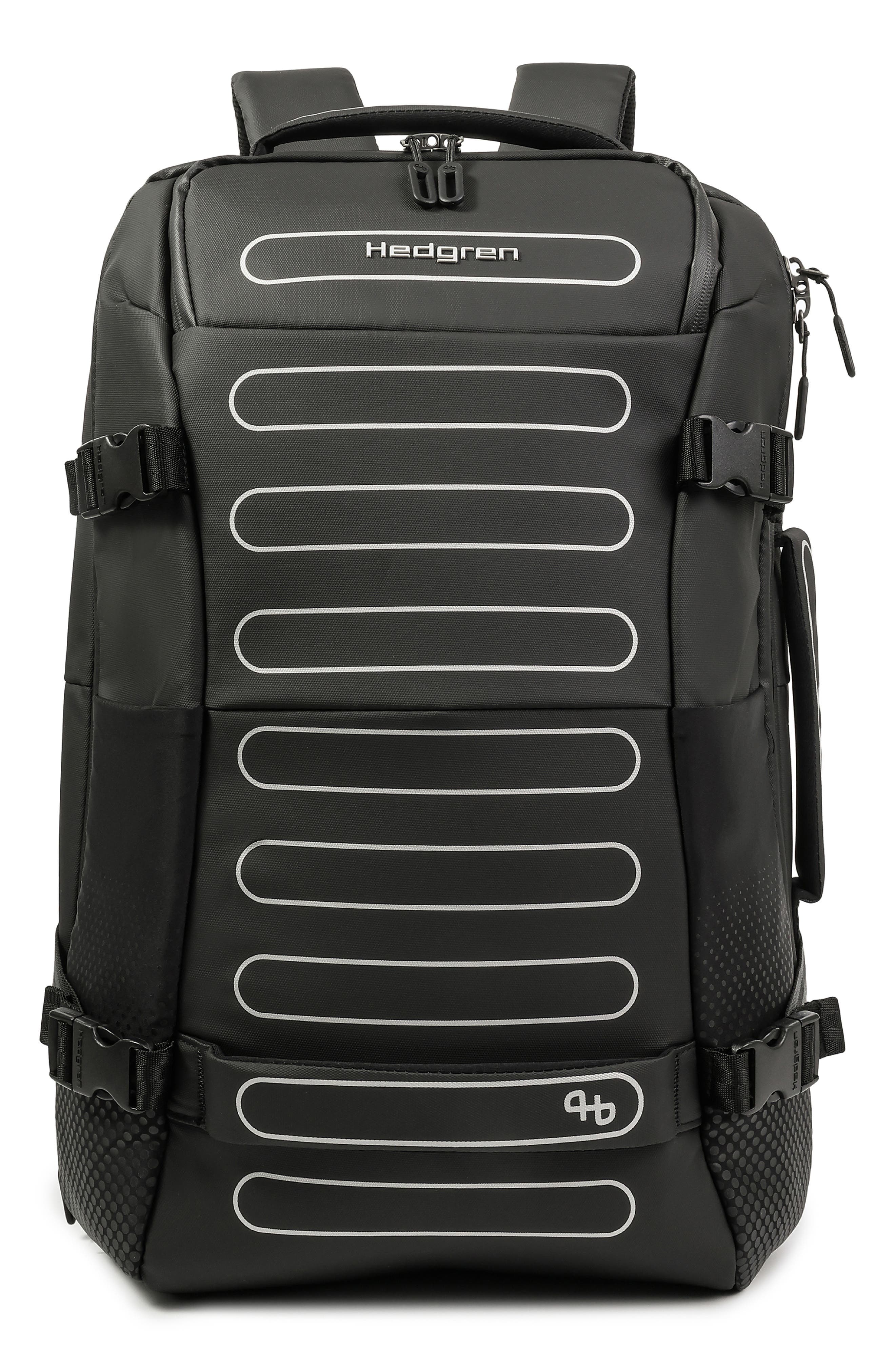 Hedgren Trip Large Expandable Recycled Polyester Travel Backpack