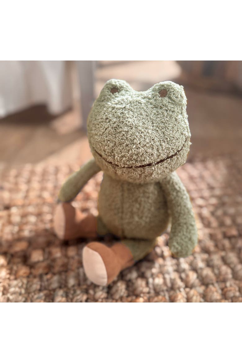 Froggy Plush Soft Green Boucle Frog Stuffed Animal Toy, Alternate, color, Green