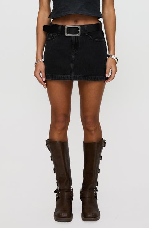 Dickei Denim Miniskirt