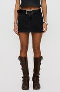 Princess Polly Dickei Denim Miniskirt
