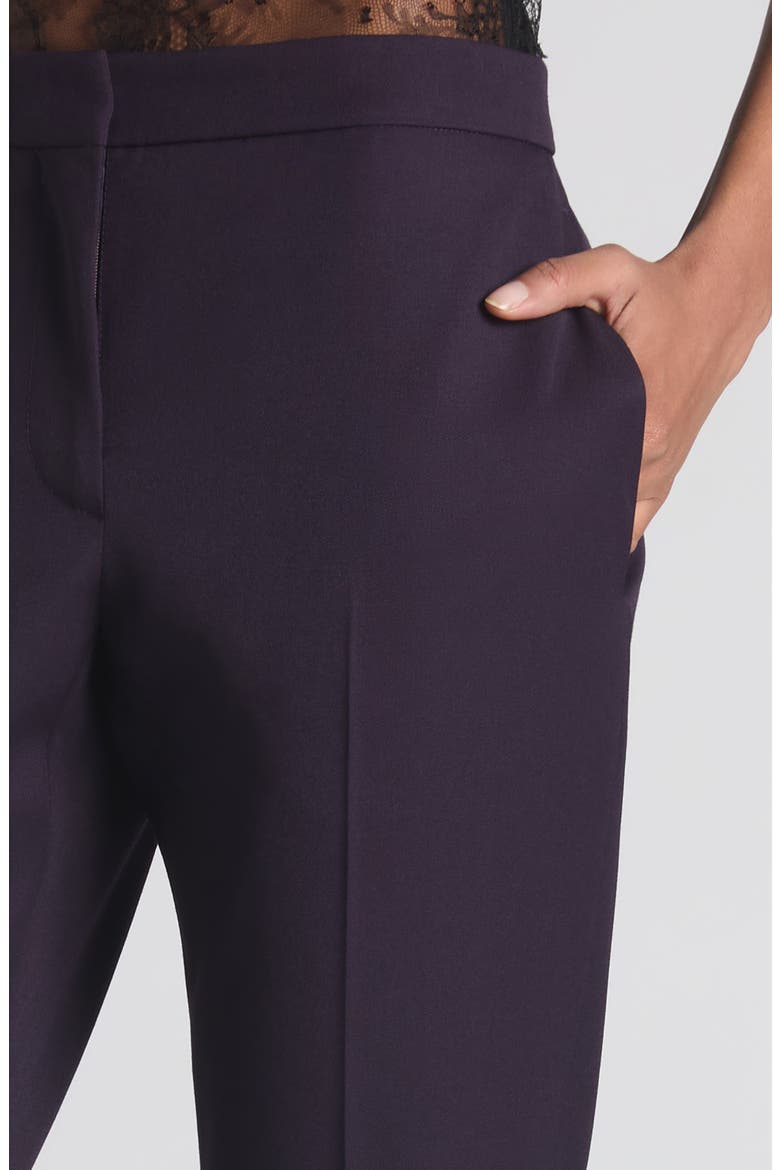 Wool Cigarette Trousers, Alternate, color, VIOLET