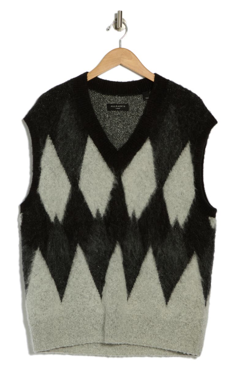 AllSaints Sigurd Sweater Vest, Alternate, color, 