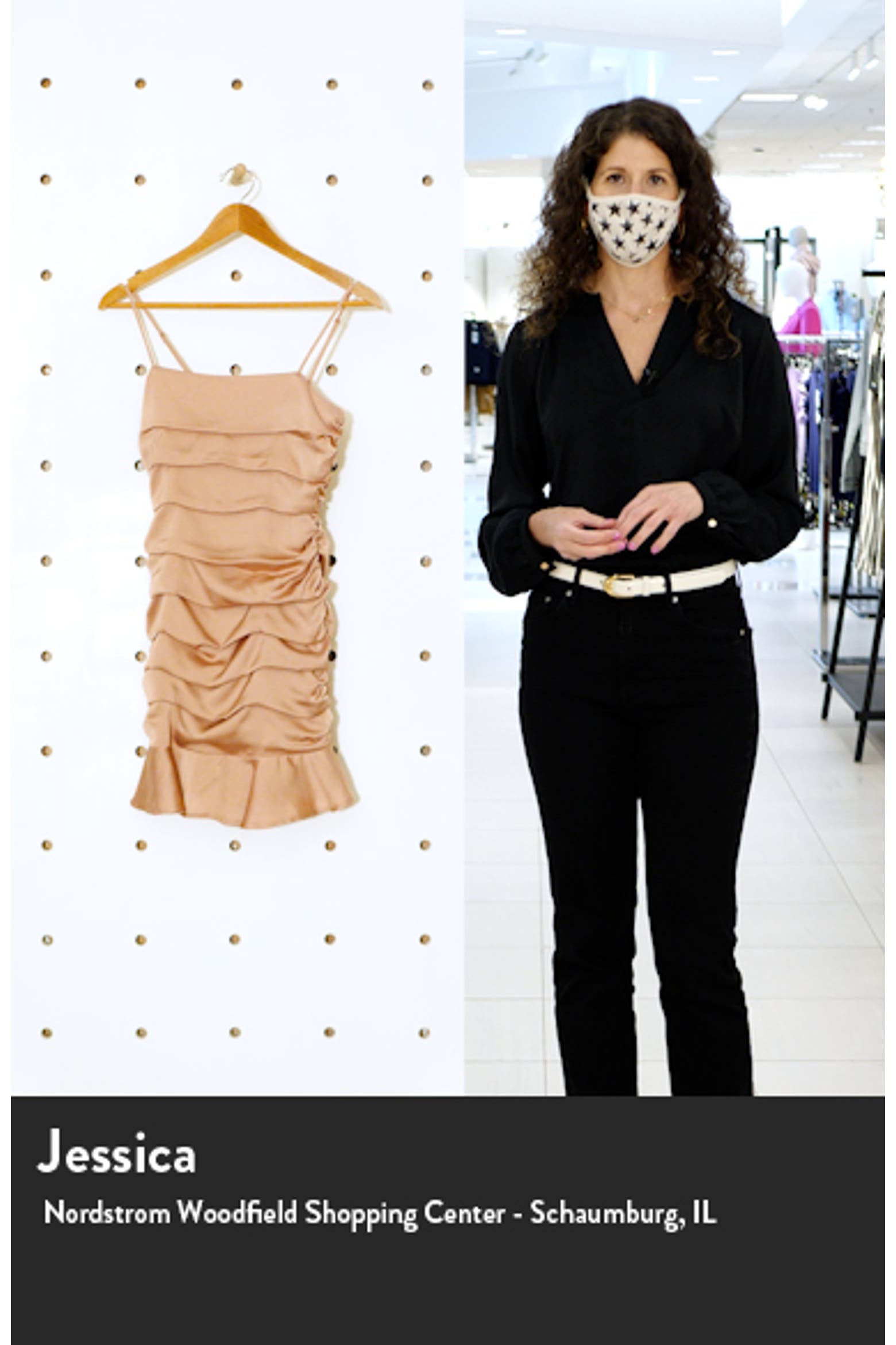 Is Rowing Good For Your Core Row A Satin Ruffle Minidress (Women) | Nordstrom