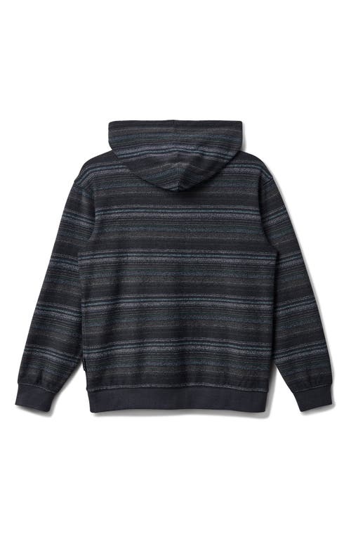 Quiksilver Great Otway Stripe Hoodie In Phantom