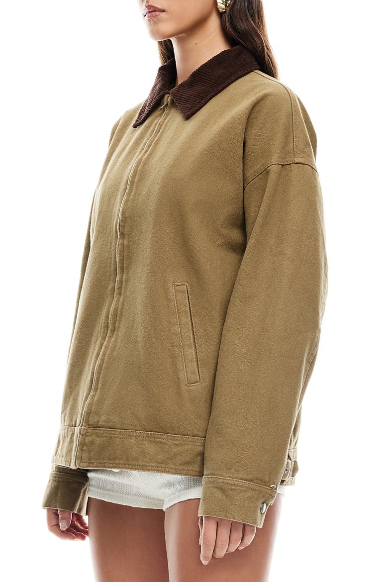 Workwear Water Repellent Cotton Jacket, Alternate, color, CHESTNUT