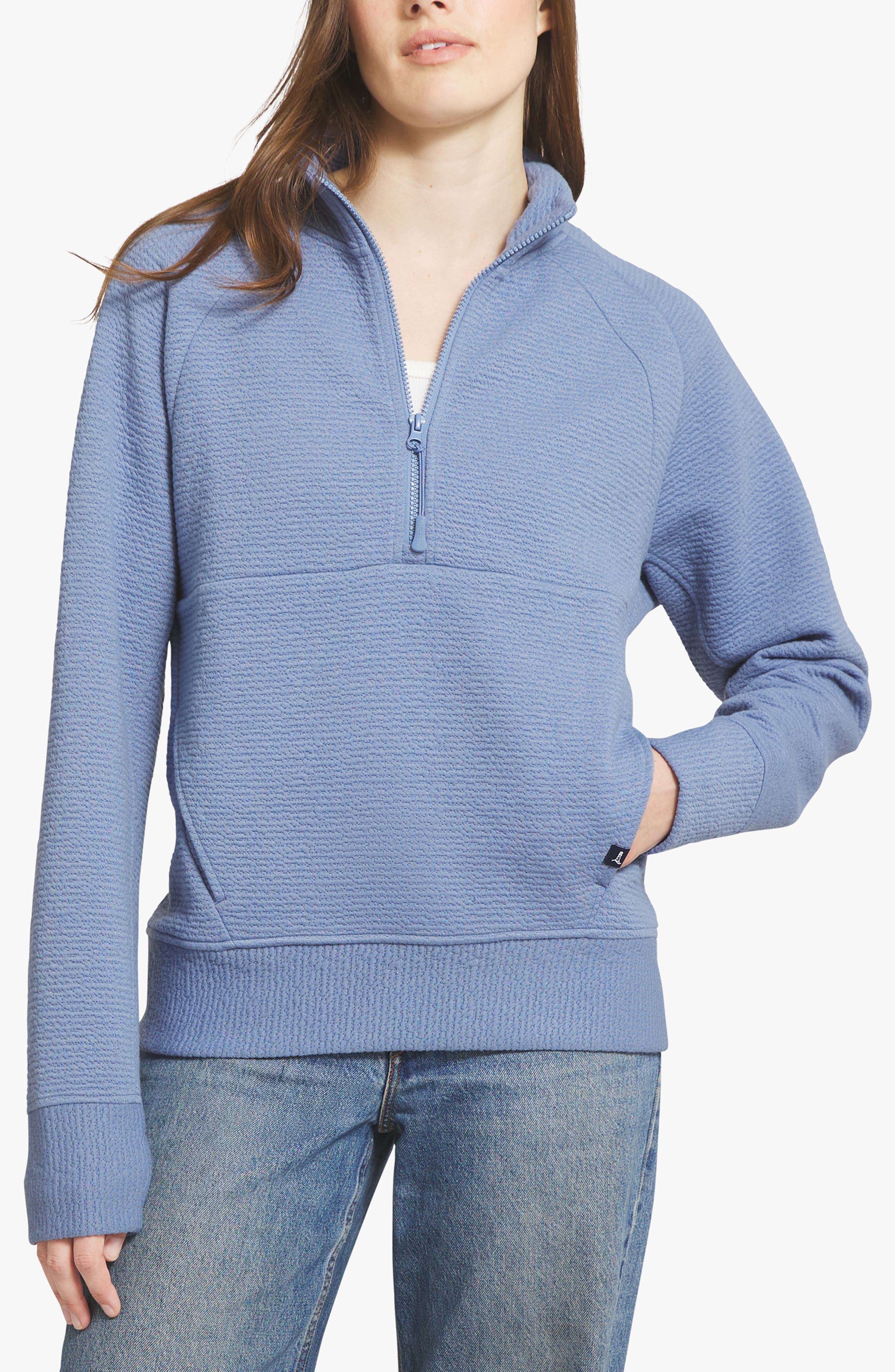 Jacquard Quarter Zip Pullover