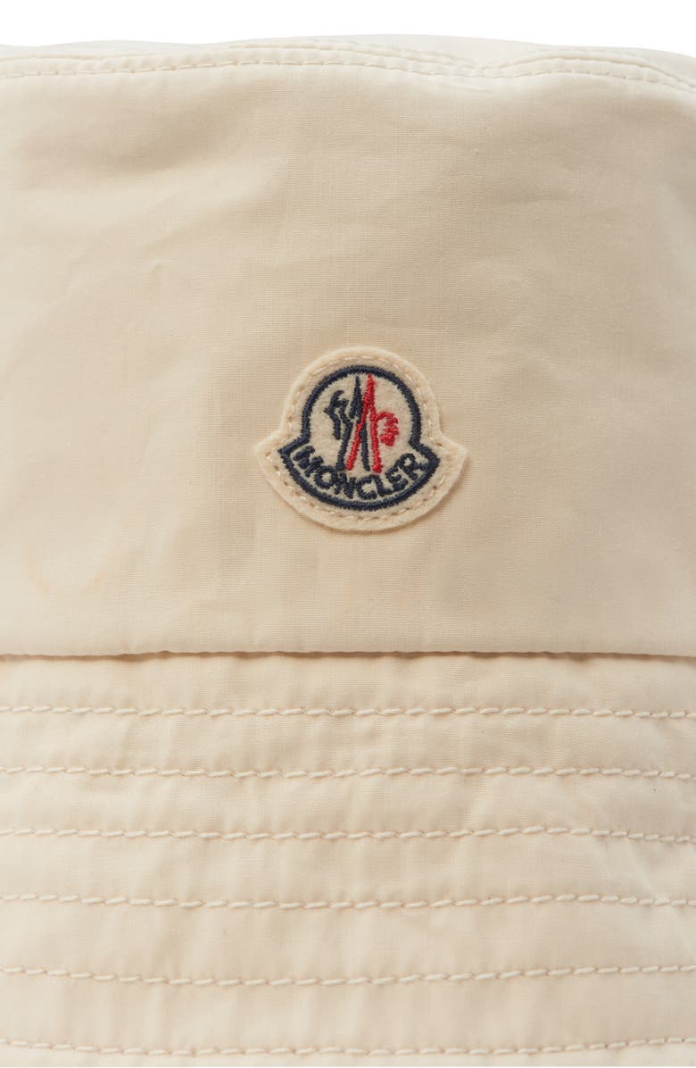 Moncler Reversible Cotton Canvas & Teddy Bucket Hat, Alternate, color, 