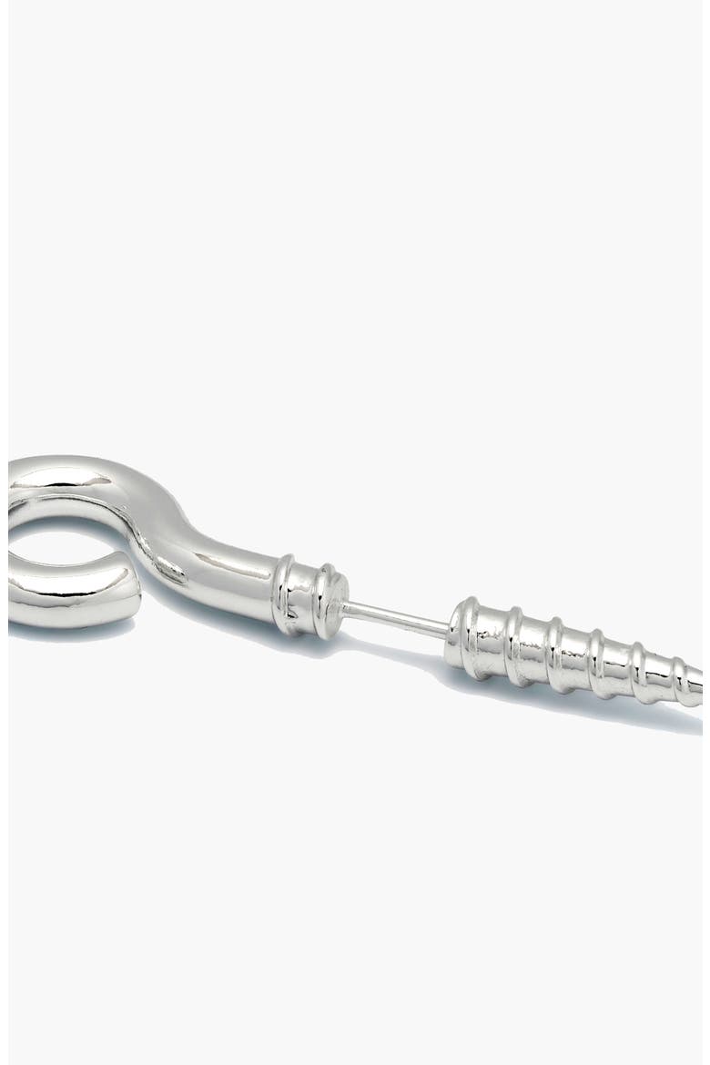 Screw Stud Earring In Silver, Alternate, color, Silver