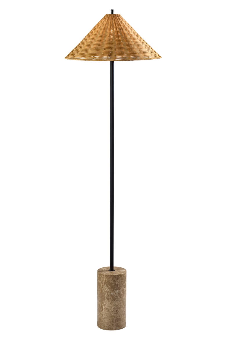 Rayne Floor Lamp, Main, color, BROWN