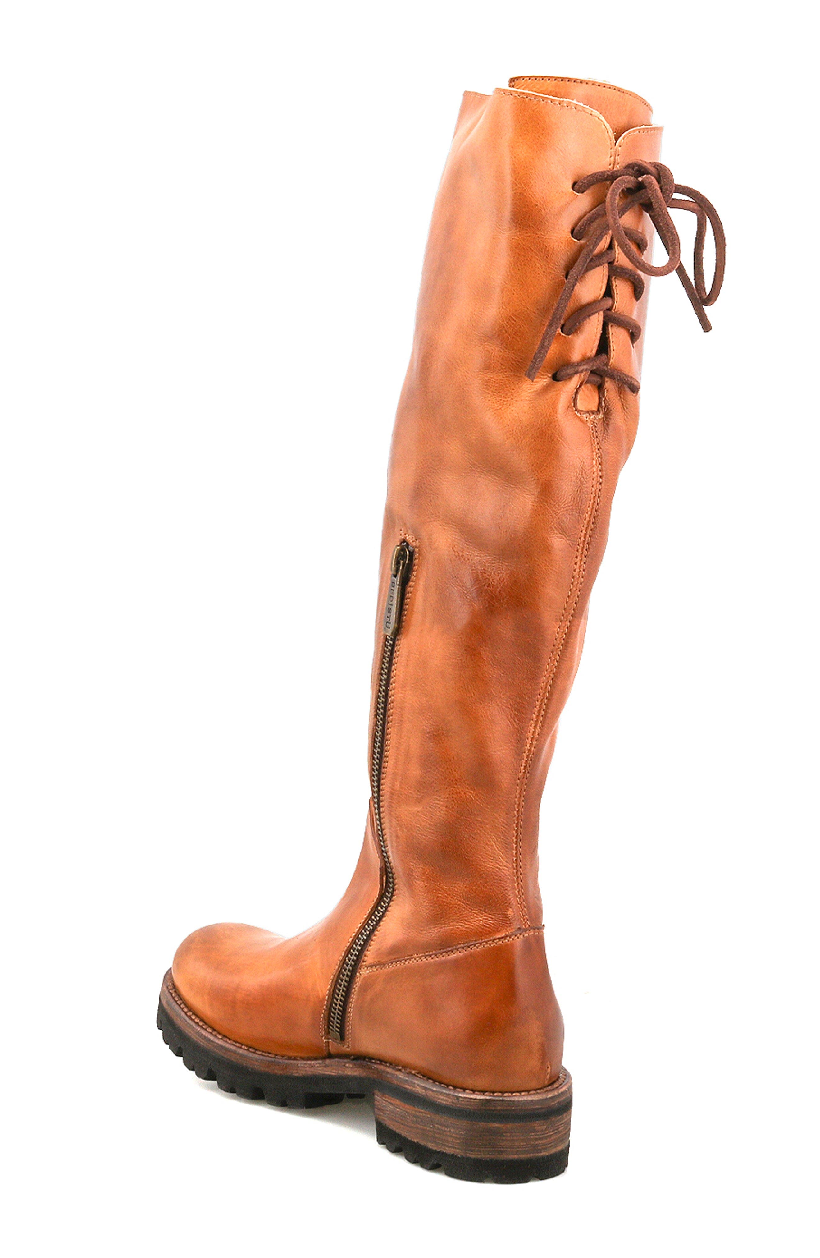 Bed Stu Scope Knee-High Boot, Alternate, color, Tan Rustic