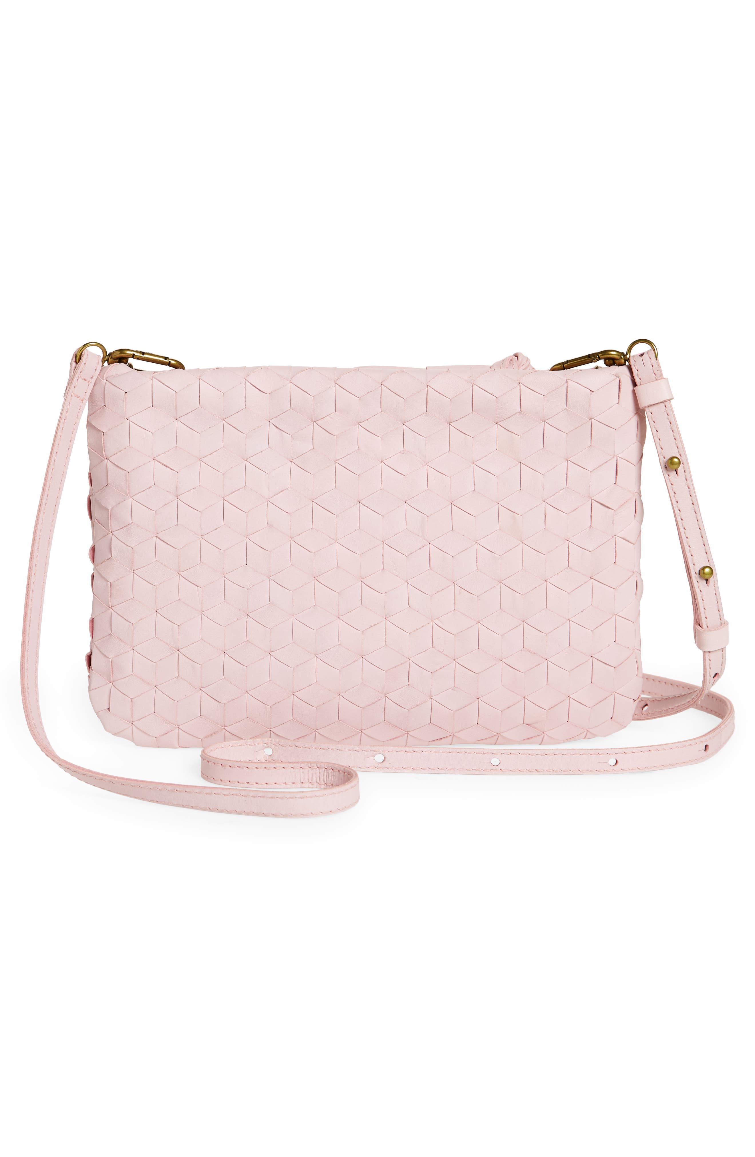 The Puff Woven Crossbody Bag, Alternate, color, SUBTLE BLOSSOM