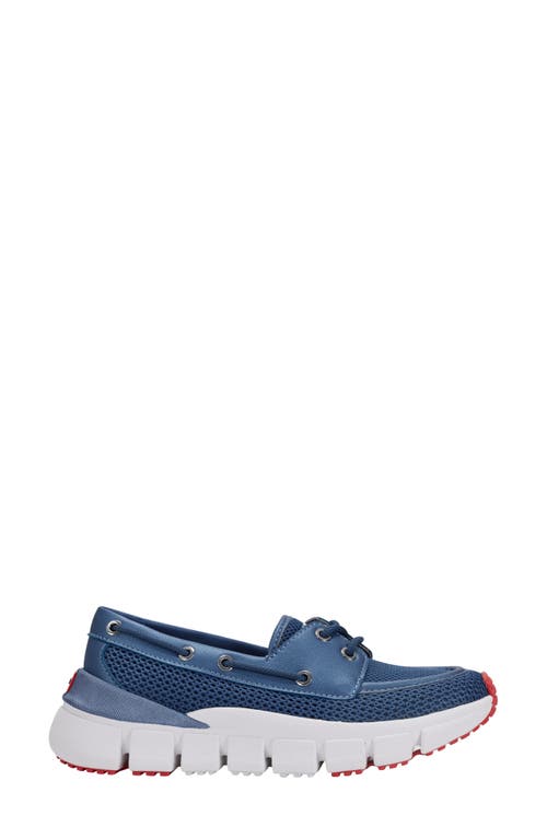 Hunter Sasa Boat Shoe In Blue