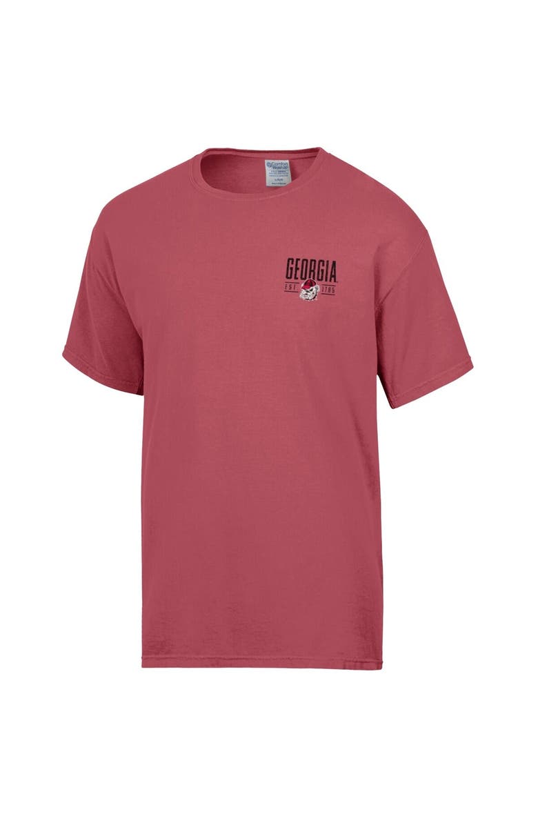 ComfortWash Men's ComfortWash Red Georgia Bulldogs Big Name T-Shirt, Alternate, color, Red