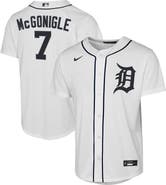 Nike Youth Nike Kevin McGonigle White Detroit Tigers Home Replica Jersey