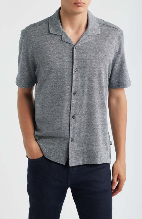 Powell Linen & Cotton Camp Shirt