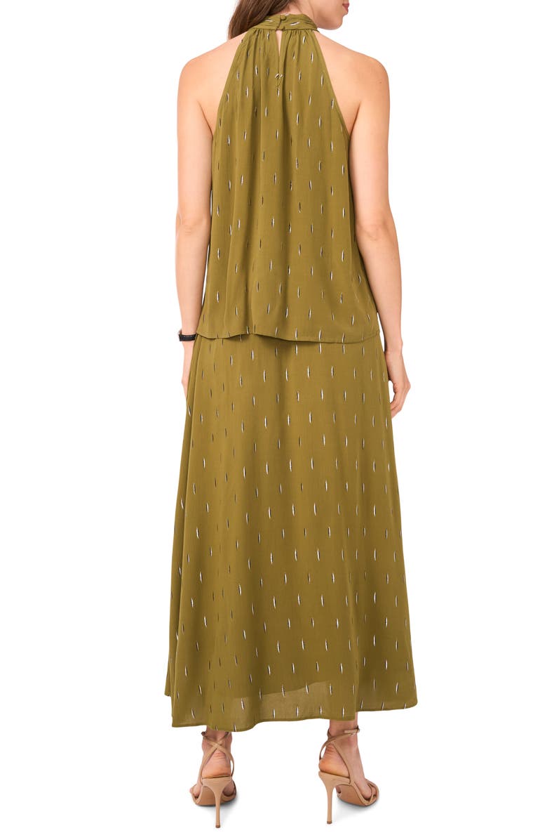 Halogen<sup>®</sup> Embroidered High Neck Sleeveless Top, Alternate, color, Olive Moss