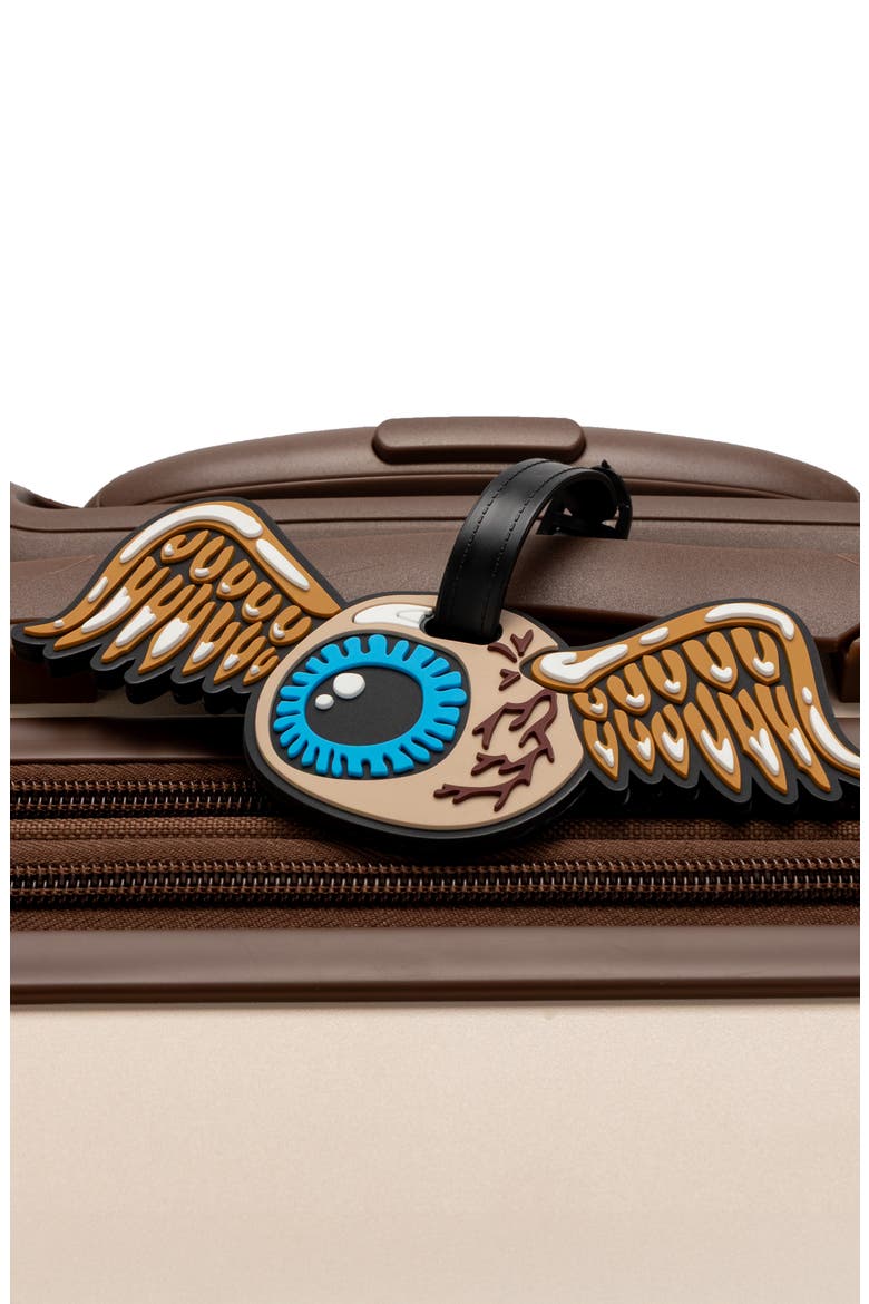 Flying Eyeball 2-Piece Suitcase ID Tag Set with Adjustable Straps, Alternate, color, Flying Eyeball