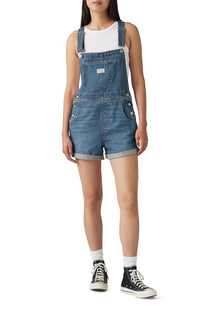 Denim Utility Shortalls, Main, color, ABOUT LAST WEEK