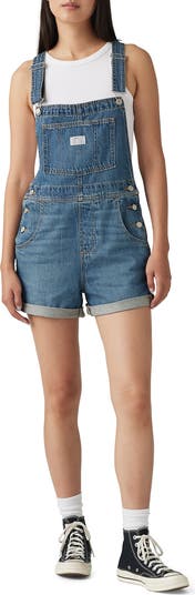 Denim Utility Shortalls