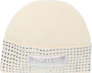 Kurt Geiger London Logo Patch Crystal Cuff Beanie
