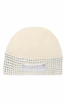 Kurt Geiger London Logo Patch Crystal Cuff Beanie