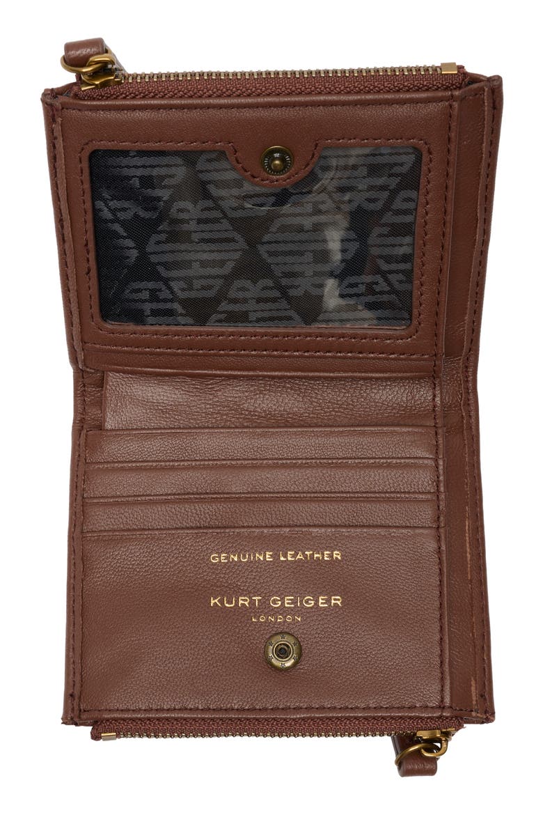 Brixton Leather Mini Purse, Alternate, color, WINE