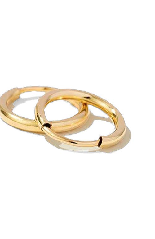 Made By Mary 14k Mini Live In Hoop Earrings In Gold