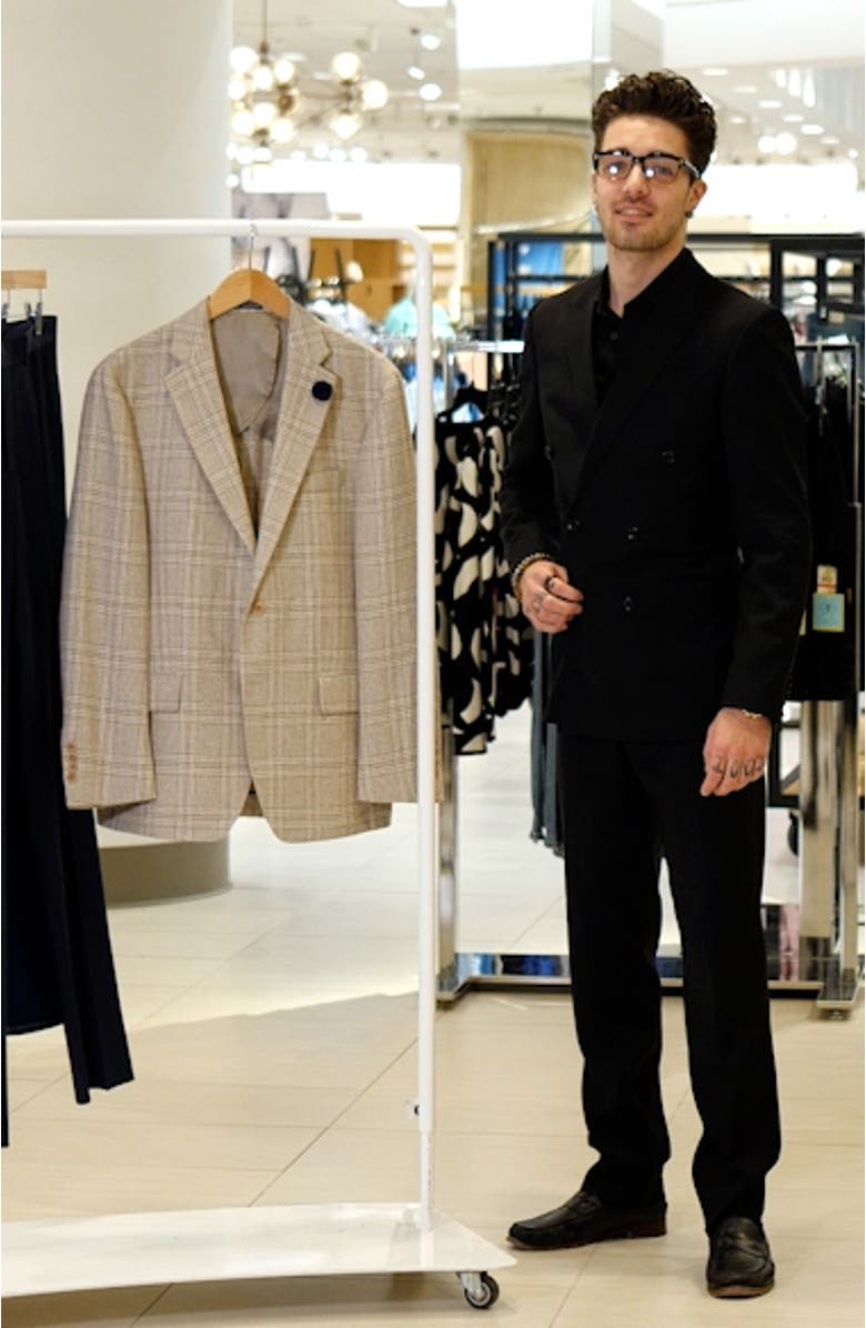 New York Classic Fit Plaid Sport Coat, sales video thumbnail