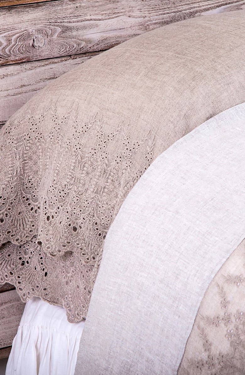 Pom Pom at Home 'Annabelle' Linen Flat Sheet, Alternate, color,