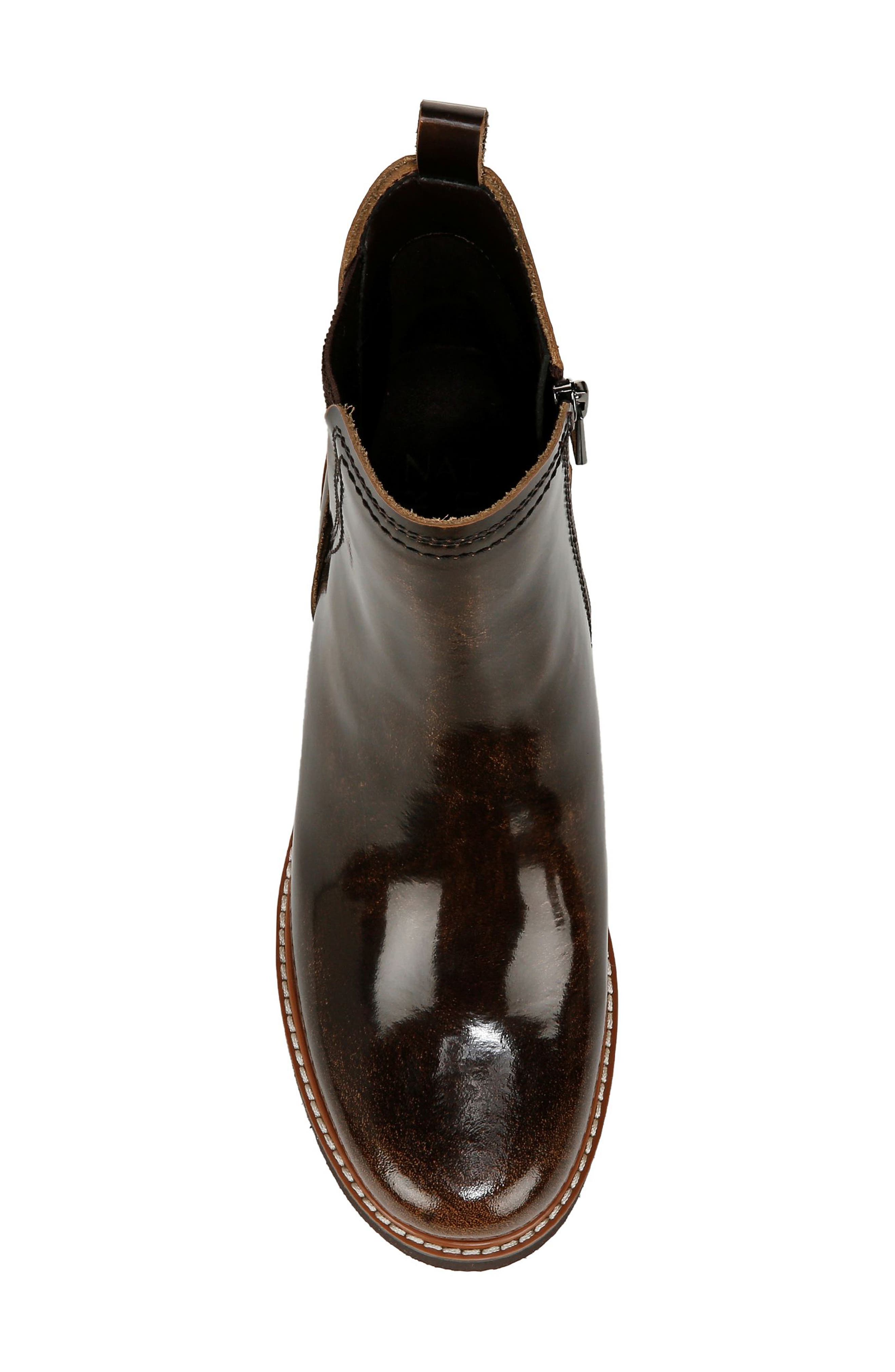 Darry Water Repellent Platform Bootie, Alternate, color, ENGLISH TEA BROWN LEATHER
