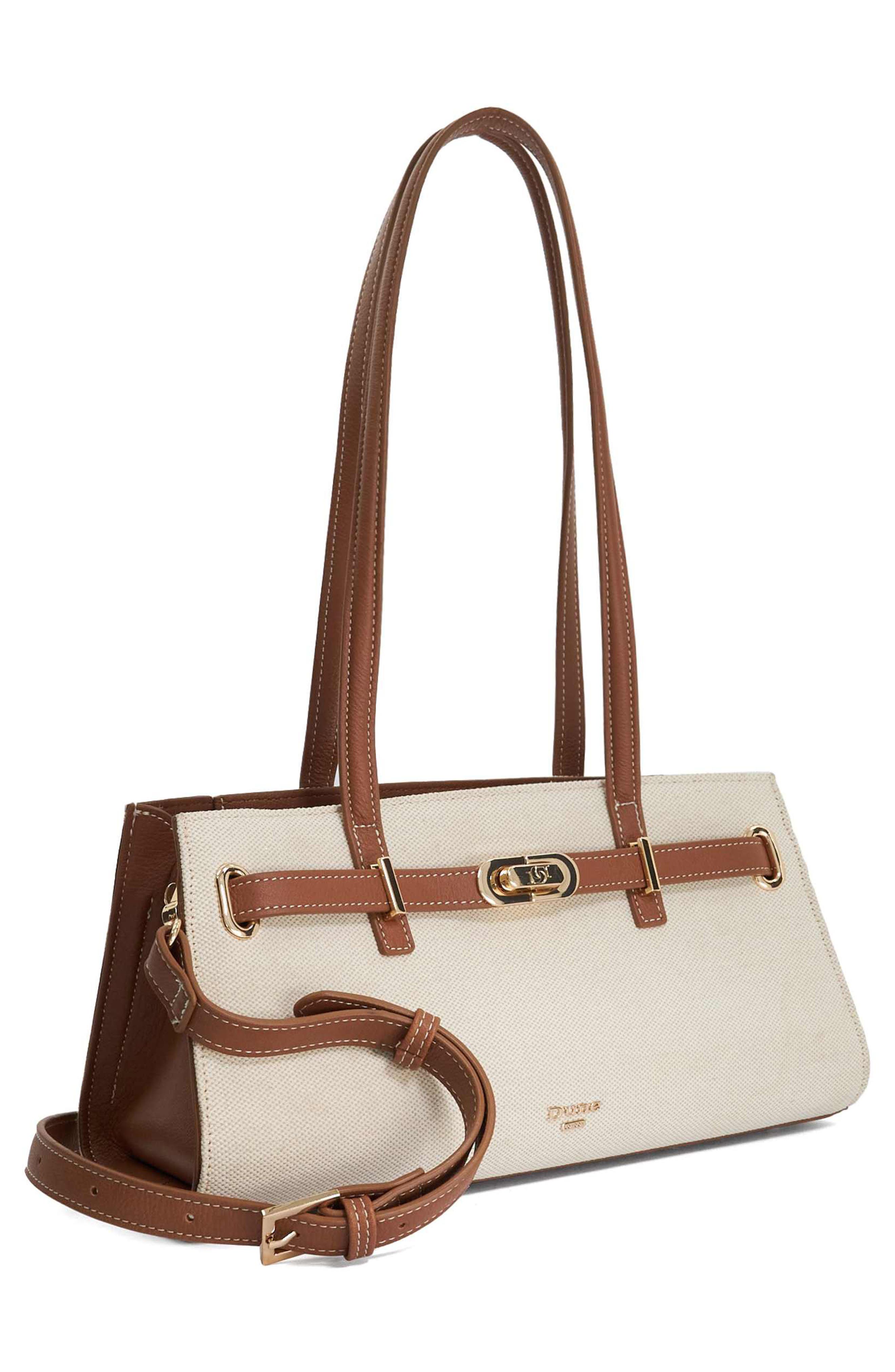Dune London Depend Shoulder Bag, Alternate, color, Natural