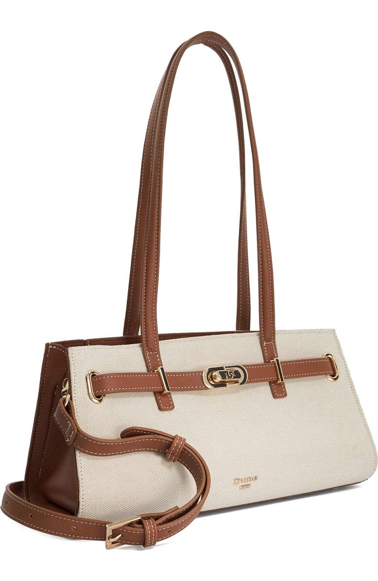 Dune London Depend Shoulder Bag, Alternate, color, Natural