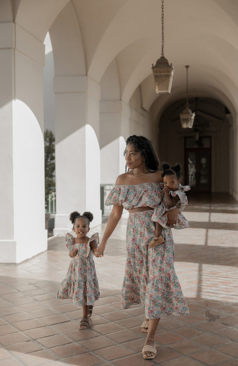 Nordstrom Matching Family Moments Floral Cotton Top, Alternate, color, 