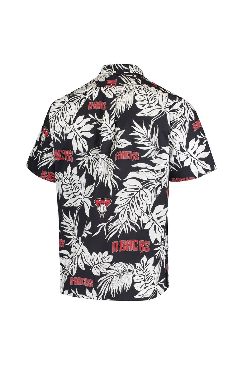 Men's Reyn Spooner Black Arizona Diamondbacks Aloha Button-Down Shirt, Alternate, color, Black
