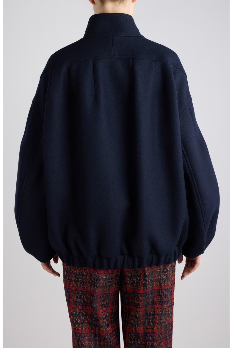 Voles Wool Blend Twill Jacket, Alternate, color, NAVY
