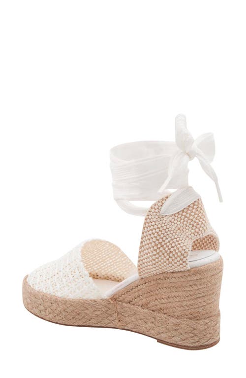 Andre Assous André Assous Payton Espadrille Wedge In White Woven