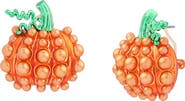 Betsey Johnson Imitation Pearl Pumpkin Stud Earrings