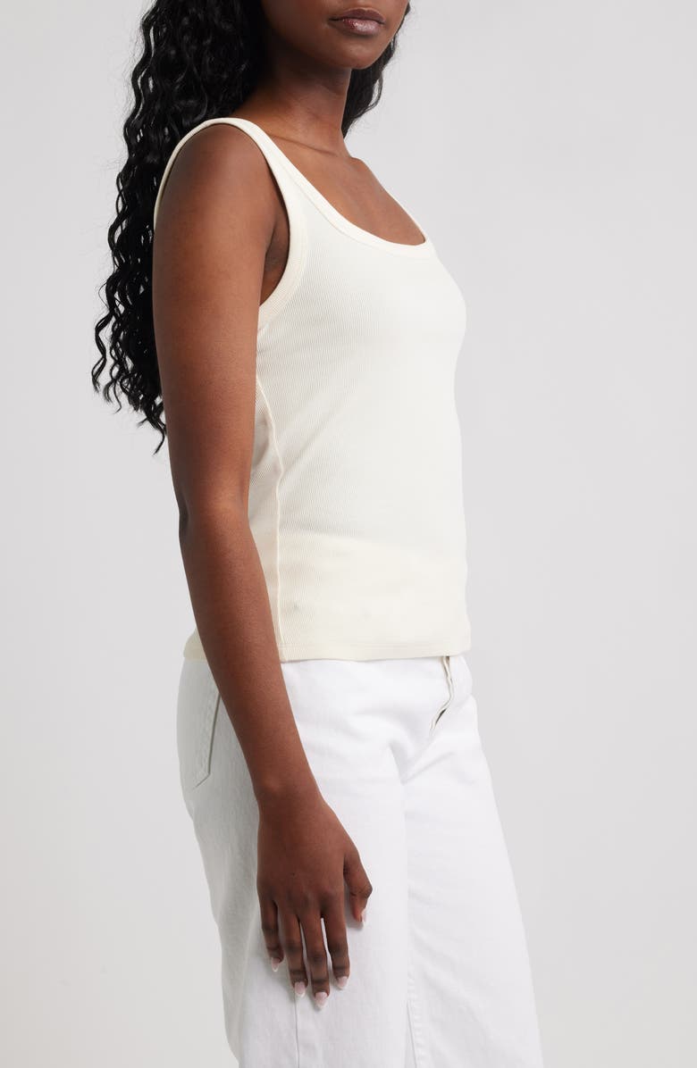 & Other Stories Rib Tank, Alternate, color, White Dusty Light