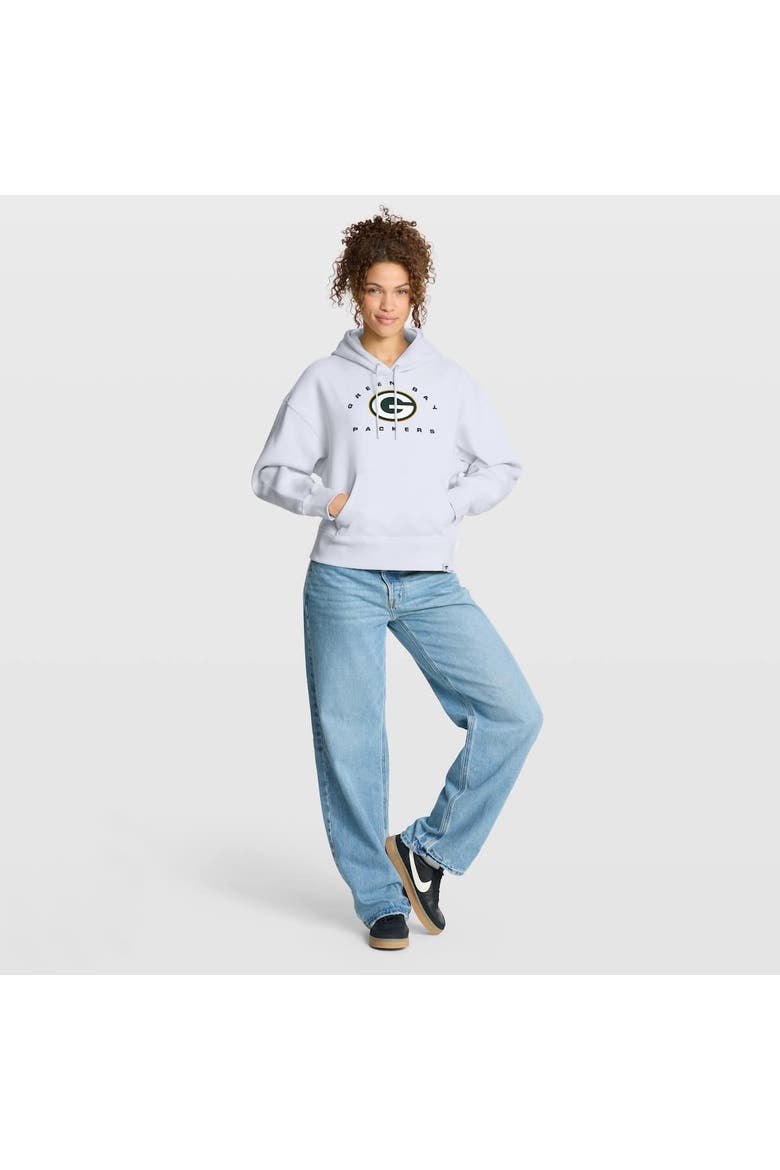 Women's Fanatics White Green Bay Packers Eligible Receiver Legacy Pullover Hoodie, Alternate, color, White