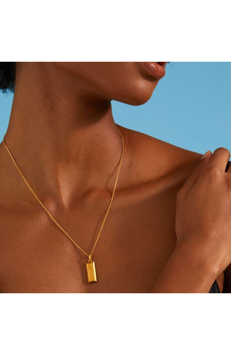 7879 Bullion Bar Pendant, Alternate, color, Gold 18K