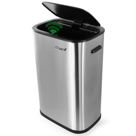 14.5 Gallon Automatic Sensor Hands Free Trash Can