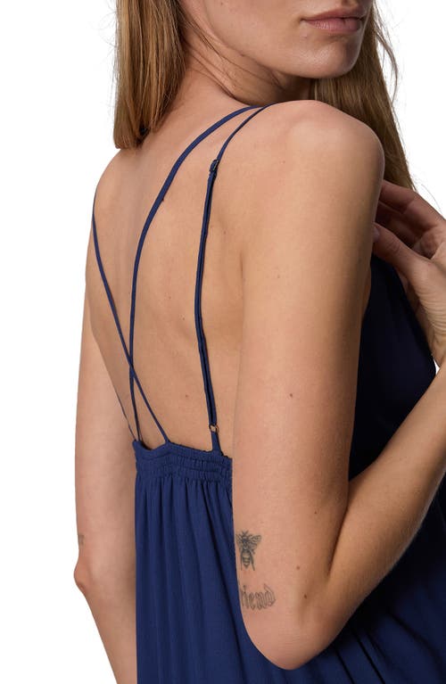 Rag & Bone Women's Amanda Tiered Maxi-dress In Deep Blue